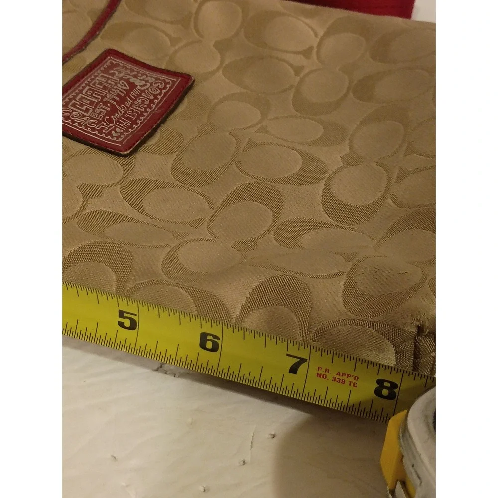 Coach signature jacquard